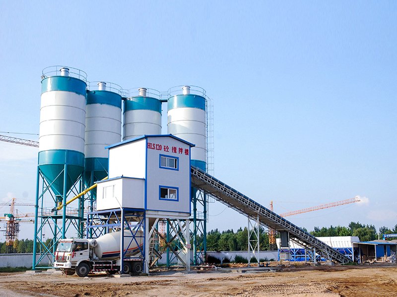 混凝土(tǔ)攪拌站HZS120